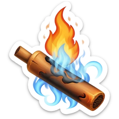 Blunt thats burning sticker