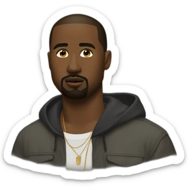 Kayne west sticker