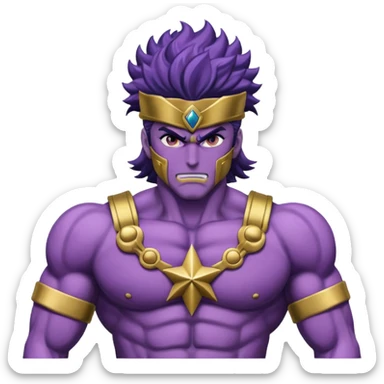 J’aimerais que tu me crées un emoji sur star Platinum dans jojo bizarre Adventure sticker
