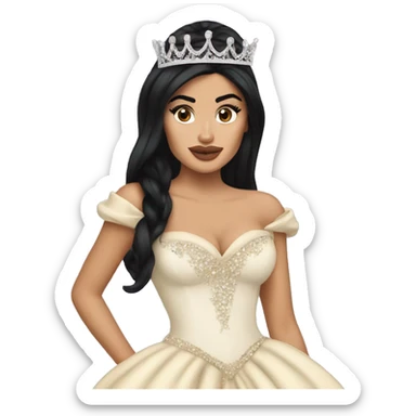 Kylie Jenner as a princess sticker