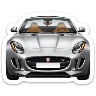 F type jag sticker
