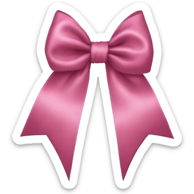 Coquette bow sticker