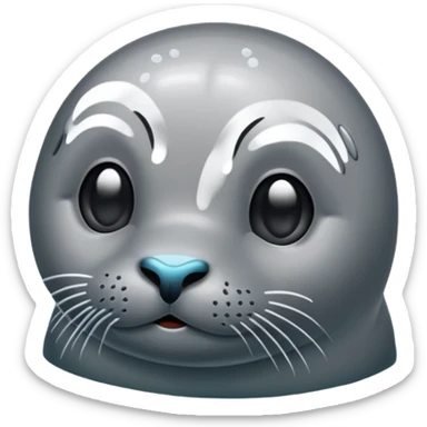 Seal surfing sticker