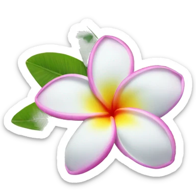 Plumeria  sticker