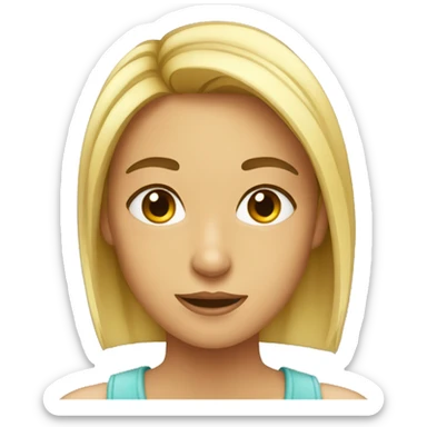 cara estresadas sticker