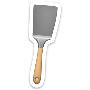 plastering spatula sticker