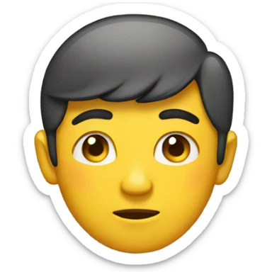 Emoji side eyeing sticker