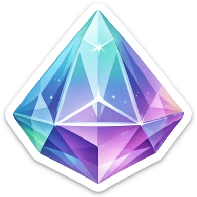 Growing Crystals sticker
