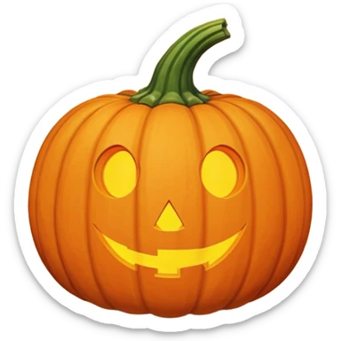 musk pumpkin whole sticker