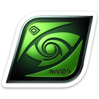 nvidia logo sticker