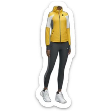 Ensemble nike tech sur une personne sticker