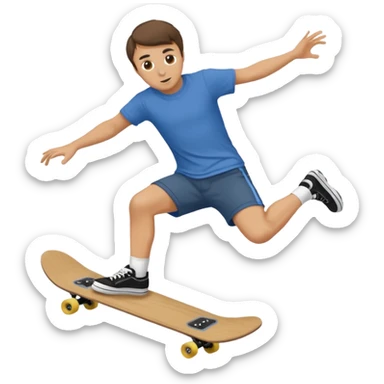 charlie Kirk doing a kickflip sticker