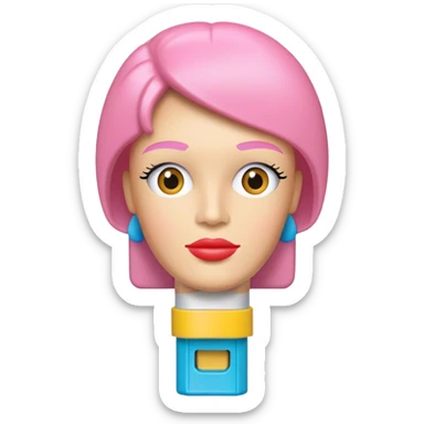 Lori as a pez dispenser sticker