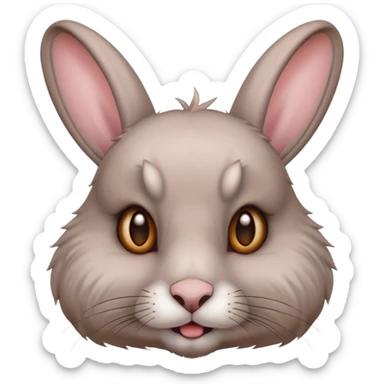 Exorcist rabbit sticker