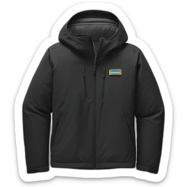 black-patagonia-jacket sticker
