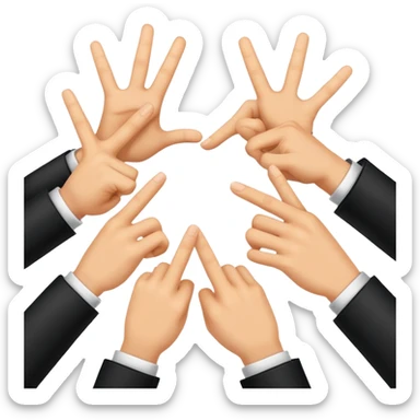 Gang signs  sticker
