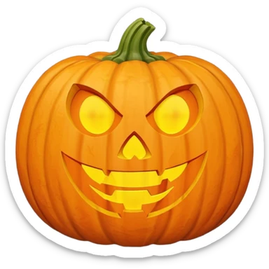 helloween pumpkin sticker
