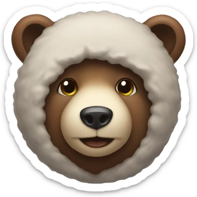 A Cozy bear sticker
