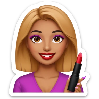 Influencer girl sticker