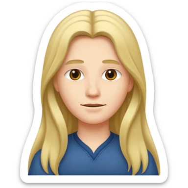 I capelli devono essere lunghi sticker