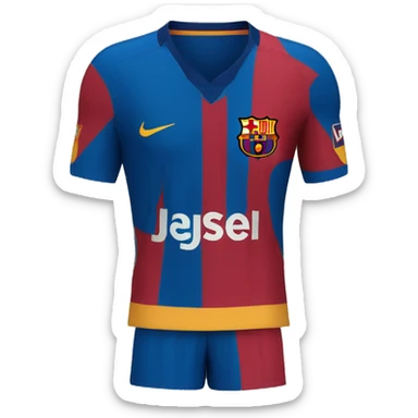 maillot du barca sticker
