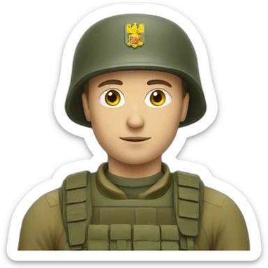 Ukrainian Soldier  sticker