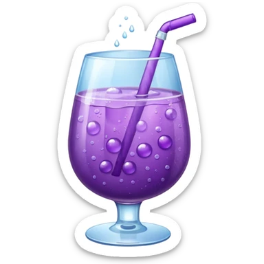 Make a grape soda sticker