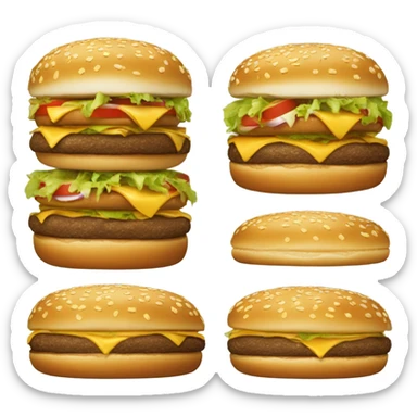 gold bigmac sticker