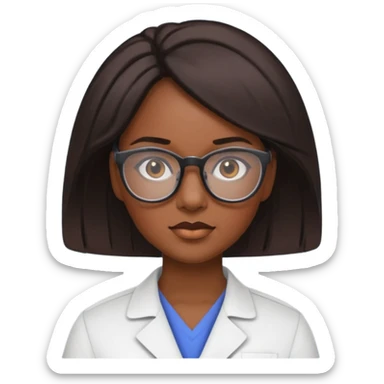 black female specialist sticker