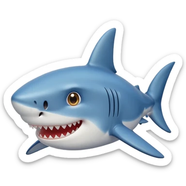 shark with starry eyes ios memoji sticker