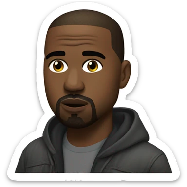 Kanye west sticker