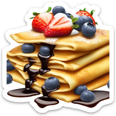 Crêpes sticker