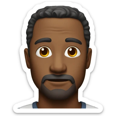 man staring into your soul sticker