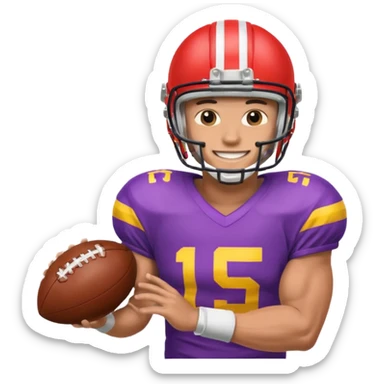 A LGBTQ American football player more LGBTQ  sticker
