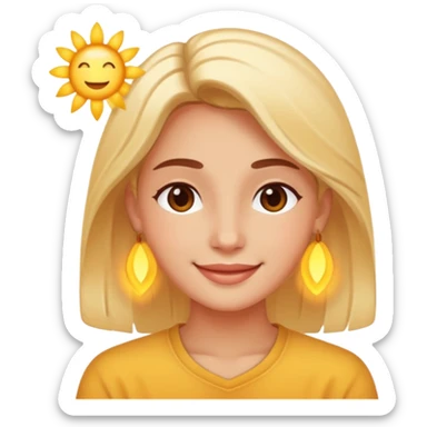 Amor luz y buena vibra sticker