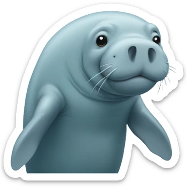 manatee sticker