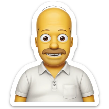 the simpsons, Different every character, only one at a time. sticker