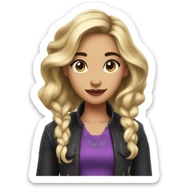 Evie from descendants  sticker