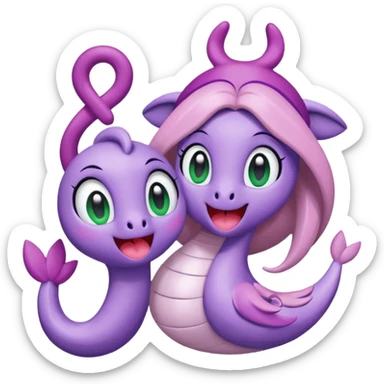 Goodra-Meloetta sticker