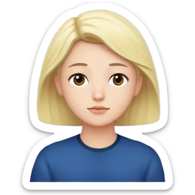 person watching night sky sticker