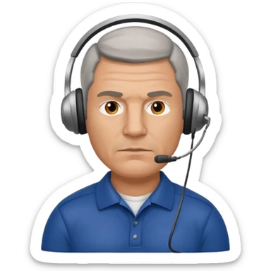 an American football coach sticker