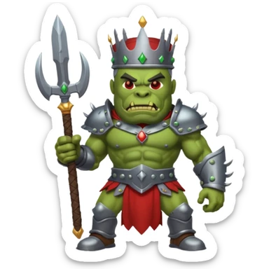 Ork King  sticker