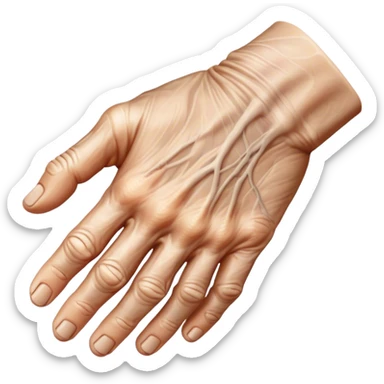 Midlife finger  sticker