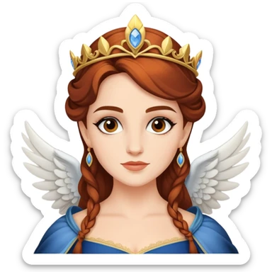 danielle de barbarac in Ever After with wing sticker