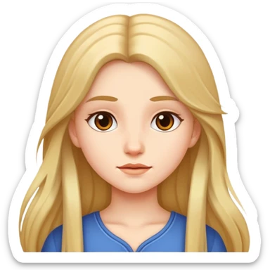 Aesthetic girl sticker