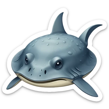 Ugly stingray sticker