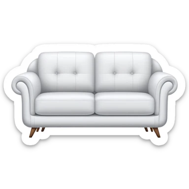 furniture store logo with sofa and text Мебельный Базар sticker