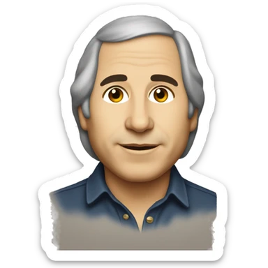 Face of Paul Simon in the 70s sticker