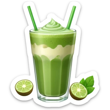 Ice Matcha latte sticker
