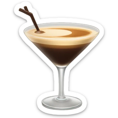 Two Espresso martini cocktail sticker